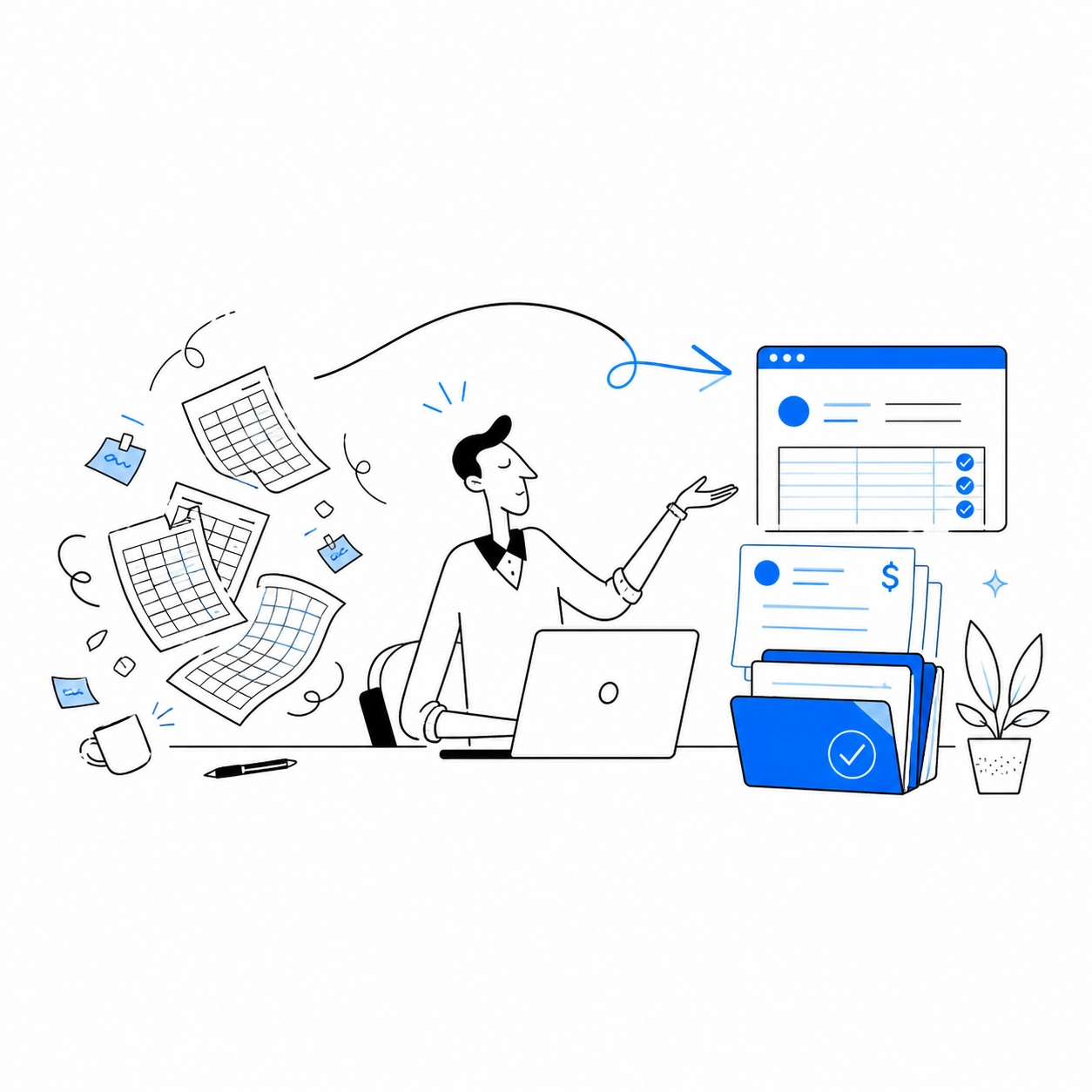 Businesses Illustration